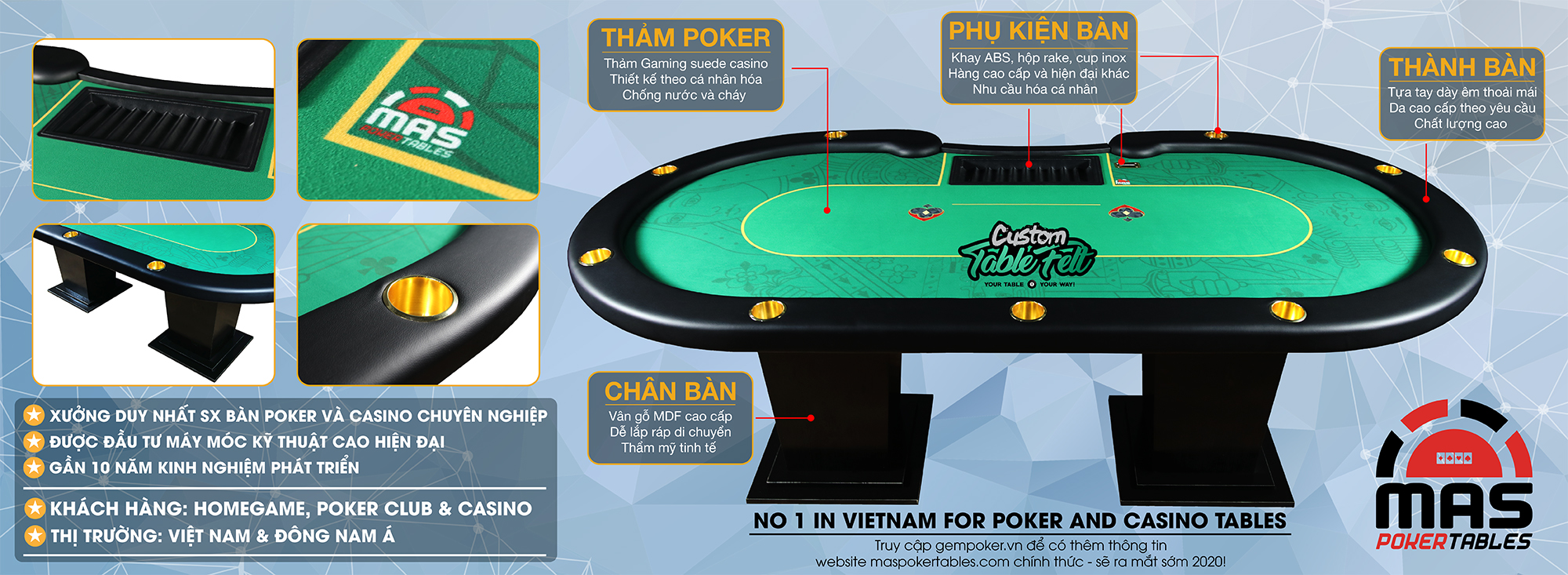 Bàn poker tự làm tại nhà, hướng dẫn chi tiết cho bạn!