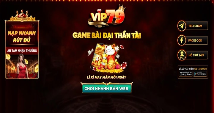 AK79 Vip - Game bài đổi thưởng lối vào có tỷ lệ khen cao trên thị trường