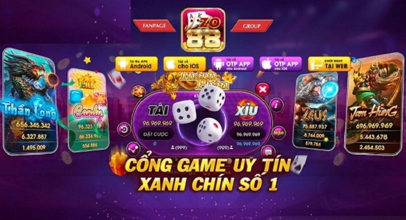 ZoGo88 Club - Game bài đổi thưởng ấn tượng nhất hiện nay